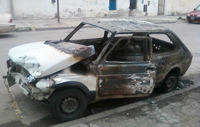 Son 141 las causas iniciadas por vehículos incendiados