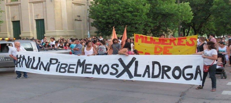 Marcharon contra la droga en la ciudad de Santa Fe