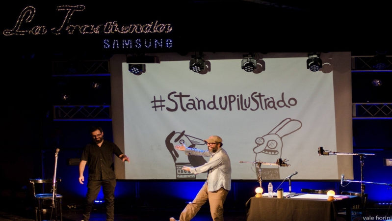 Liniers y Montt presentan “Stand Up Ilustrado” 