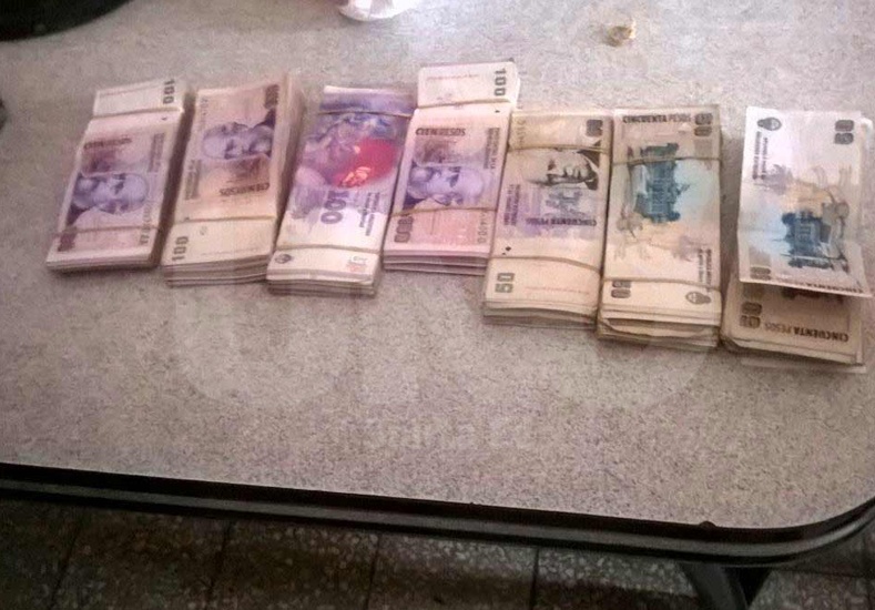 Recuperaron más de 50 mil pesos que habían robado a Naranpol