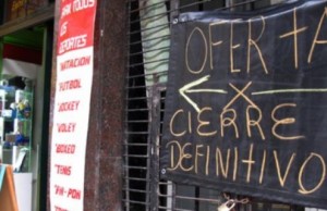 En Rosario, 1.542 locales comerciales cerraron sus puertas