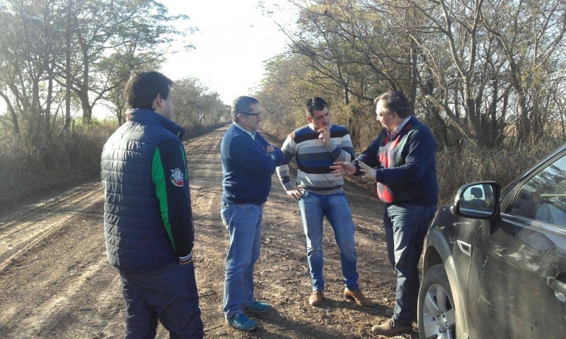 Michlig y Tión recorrieron localidades del Dpto. San Cristóbal