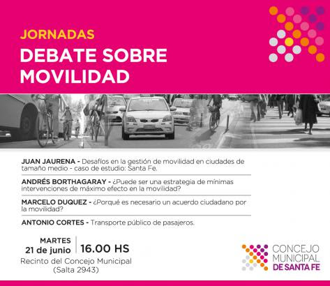 Comenzaron las “Jornadas de Debate sobre Movilidad”