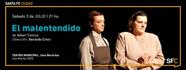 “El malentendido” se presenta en Sala Marechal