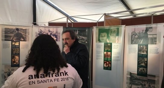 Se realizó un balance sobre la muestra de Ana Frank 
