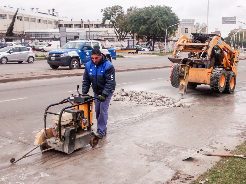 Con siete frentes de trabajo, avanza el Plan de bacheo 