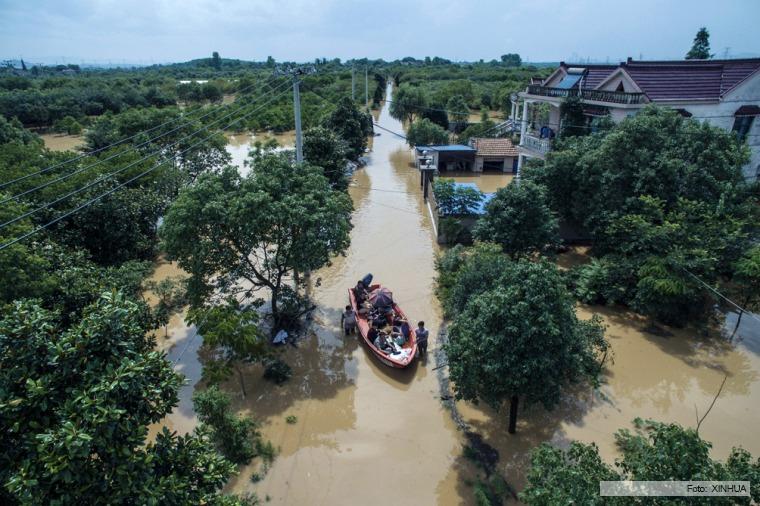 Al menos 84 muertos por las fuertes lluvias en el norte y centro de China