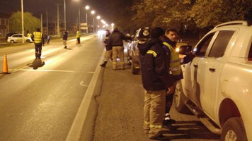 Se controlaron 600 vehículos durante el fin de semana