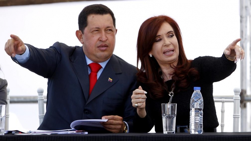 CFK le rinde homenaje a Chávez
