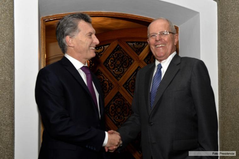Macri se reunió con el presidente electo de Perú