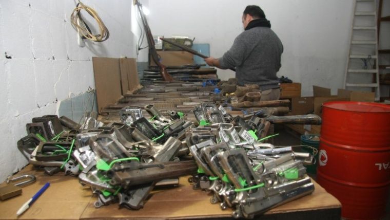 Provincia envió a Nación tres mil armas para su destrucción
