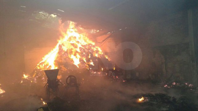 Investigan la causa que originó un incendio de grandes proporciones
