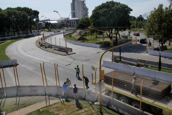 Comenzó el armado del circuito callejero del Súper TC 2000