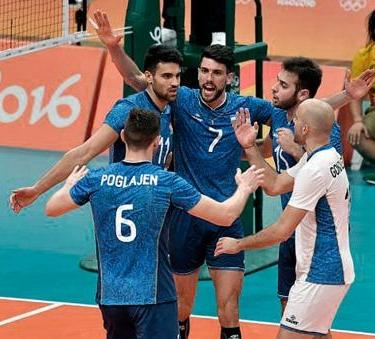 La selección de Voley le gana a Rusia
