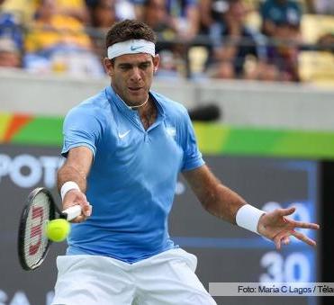 Río 2016: Tras la lluvia, Del Potro jugará a las 11 frente a Taro Daniel
