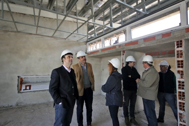Corral recorrió las obras del nuevo Jardín Municipal
