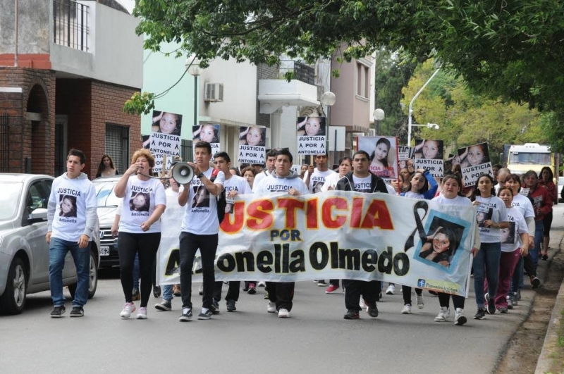 Audiencia imputativa en la causa Antonella Olmedo
