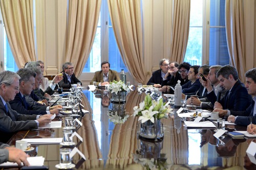 Macri encabeza una nueva reunión de Gabinete 