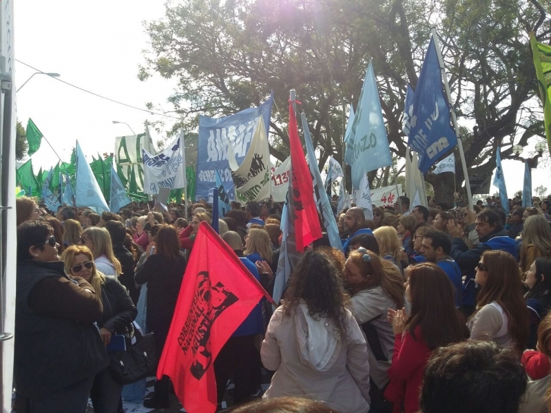 El paro docente tuvo alta adhesión en Santa Fe