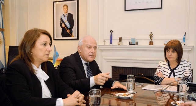 Lifschitz y Bullrich acordaron acciones contra la inseguridad