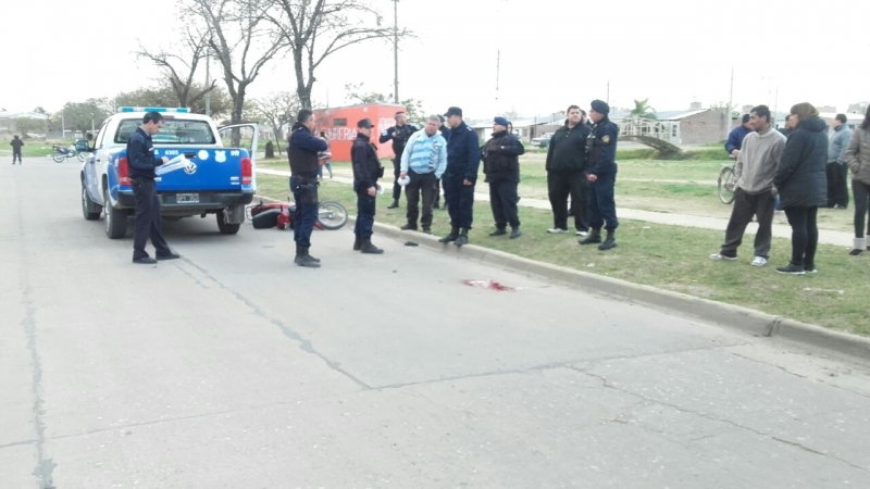 Asalto, persecución y detención