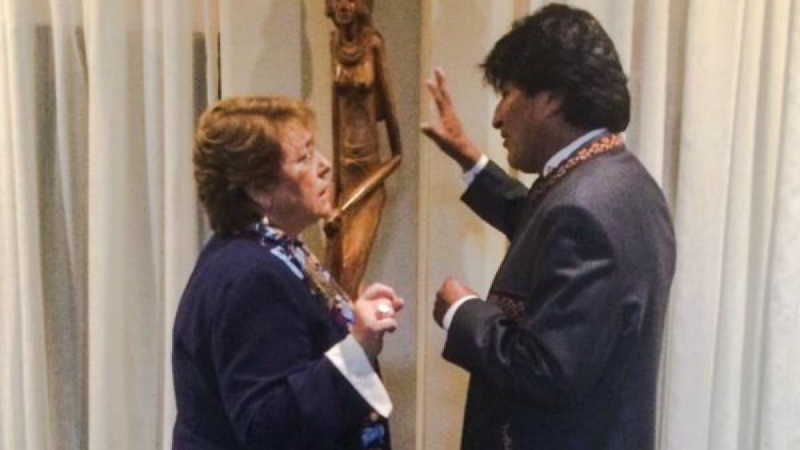 Morales invitó a Bachelet a visitar juntos un sector fronterizo en disputa