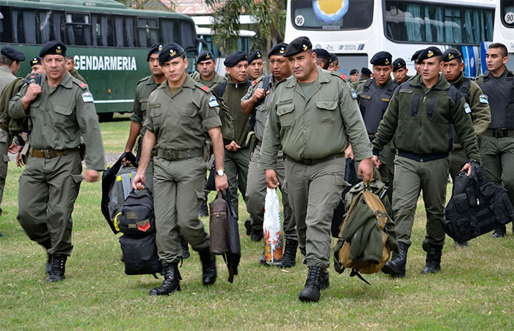 El viernes confirmarán cuántos gendarmes vendrán a Santa Fe