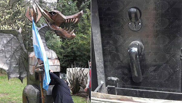 Un ex funcionario de Scioli tenía una caja fuerte escondida en un dragón