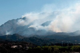 El fuego continúa en la provincia de San Luis con dos focos activos