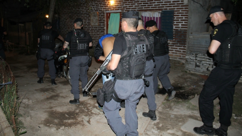 Se realizó un megaoperativo en el cordón oeste 