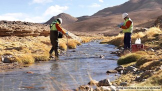 Ordenan la suspensión de actividades en el Veladero 