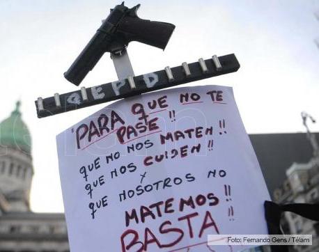 Miles de personas marcharon al Congreso contra la inseguridad