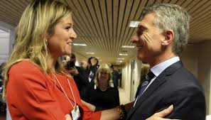 El presidente Macri recibe a Máxima en Olivos