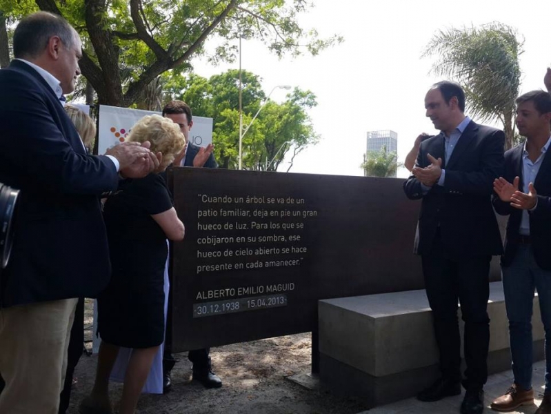 Inauguraron el Paseo Alberto Maguid