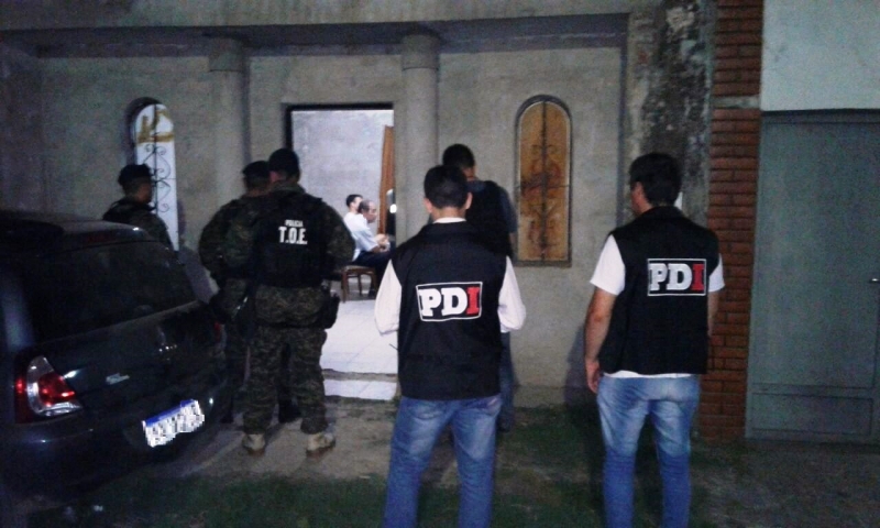 PDI y TOE detuvieron a cinco personas que planeaban un robo
