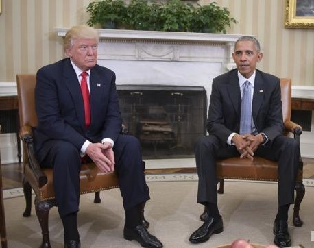 Obama y Trump se reunieron en la Casa Blanca