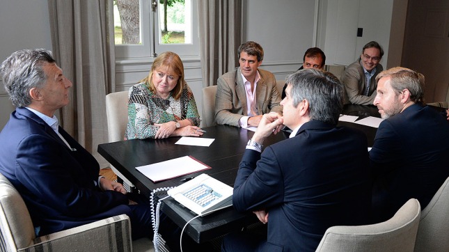 Macri encabeza una reunión de Gabinete 