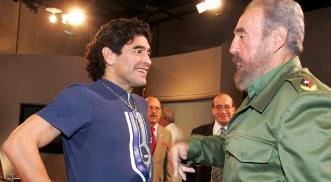 Maradona, García Márquez y Chávez, entre los grandes amigos 