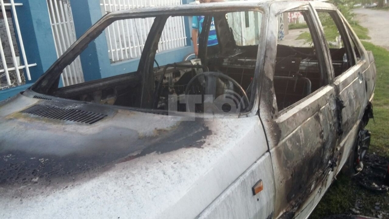 Cuatro vehículos fueron incendiados en la ciudad 