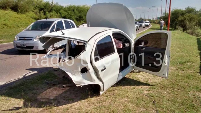 Impresionante choque en circunvalación oeste 
