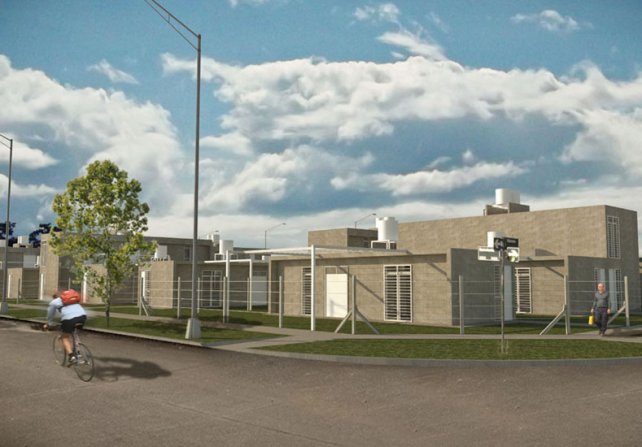 Corral recorrió las obras en Barrio Nueva Esperanza Este