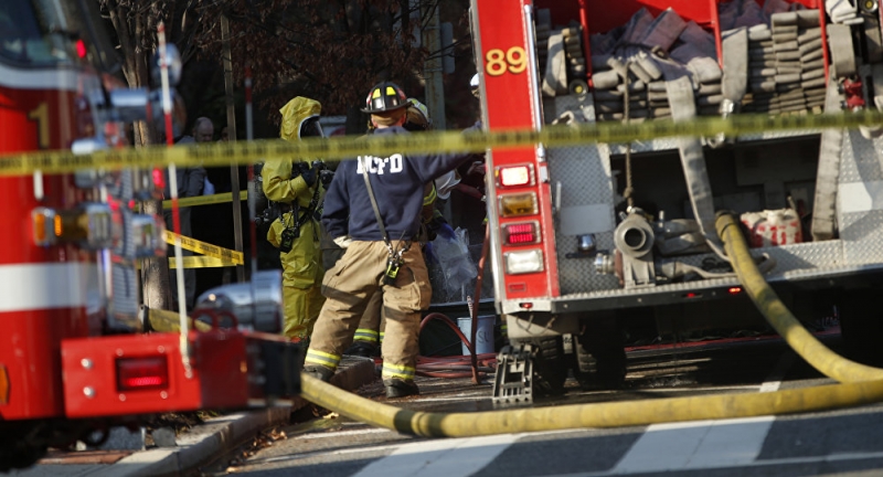 Incendio en el centro de Manhattan