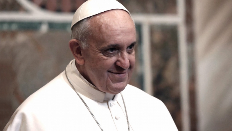 El papa Francisco deseó un año nuevo 