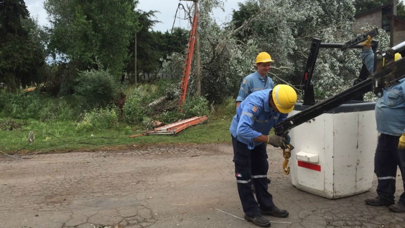 La EPE atiende los daños ocasionados por el temporal