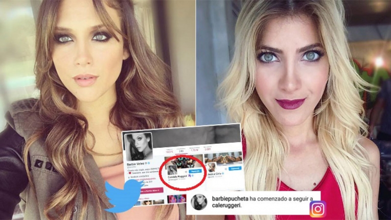BARBY VÉLEZ VOLVIÓ A SEGUIR A CANDE RUGGERI EN TWITTER