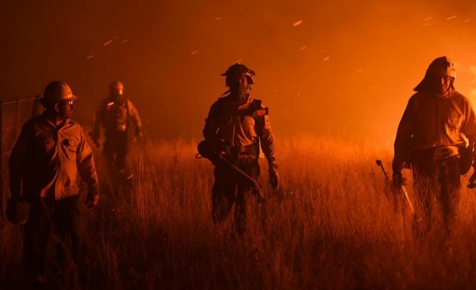 Se registraron nuevos focos del incendio en La Pampa