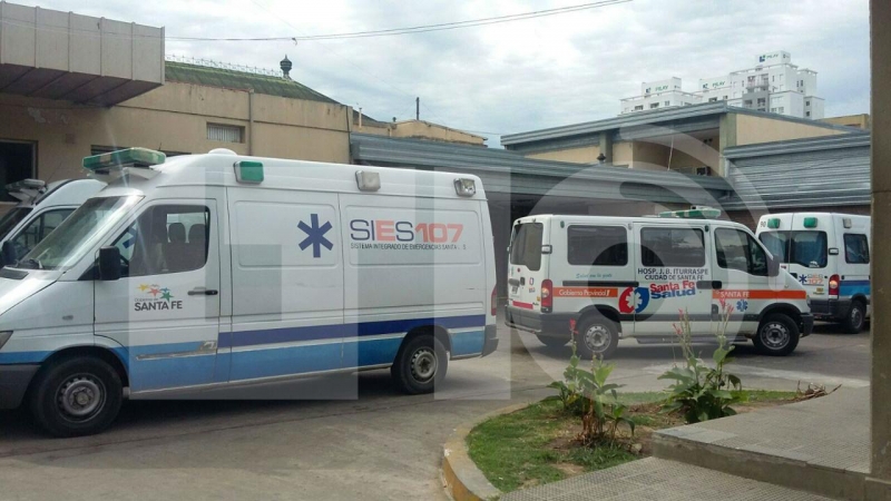 Se escapó de la guardia e intentó robarse una ambulancia