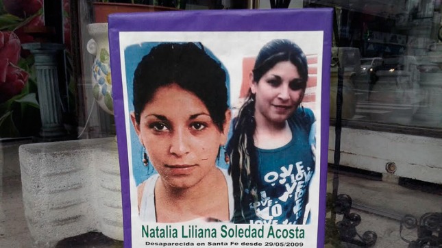 $500 mil por datos sobre la desaparición de Natalia Acosta