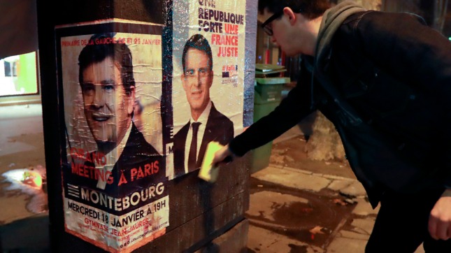 Valls, Montebourg y Hamon se enfrentarán en el último debate de las primarias socialistas