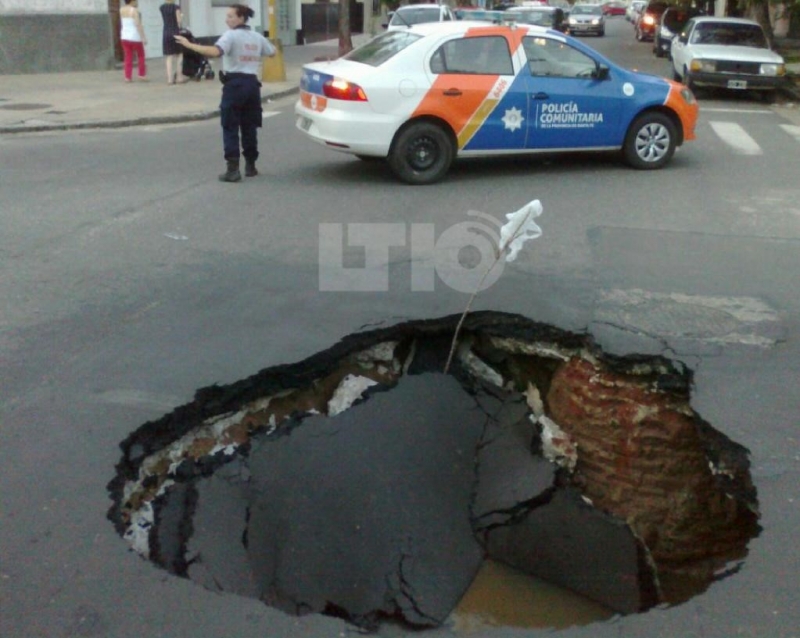 Nuevo socavón para la ciudad de Santa Fe